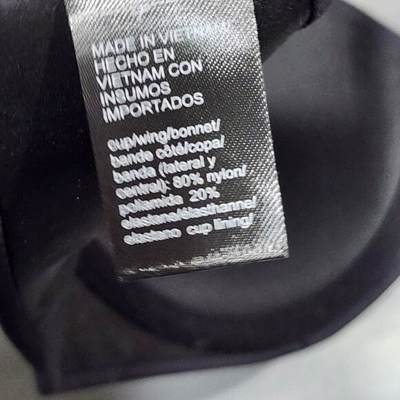 Calvin Klein Naked Glamour Strapless Push-Up Bra 34D QF5677 Black - Picture 5 of 14